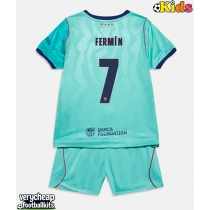 Barcelona Fermin Lopez #7 Replica Third Minikit 2026-27 Short Sleeve (+ pants)